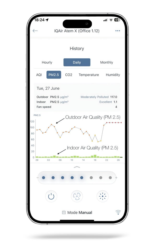Atem X App Screen Real Time Comparison