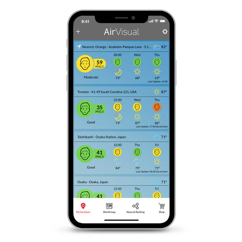 AirVisual Pro App