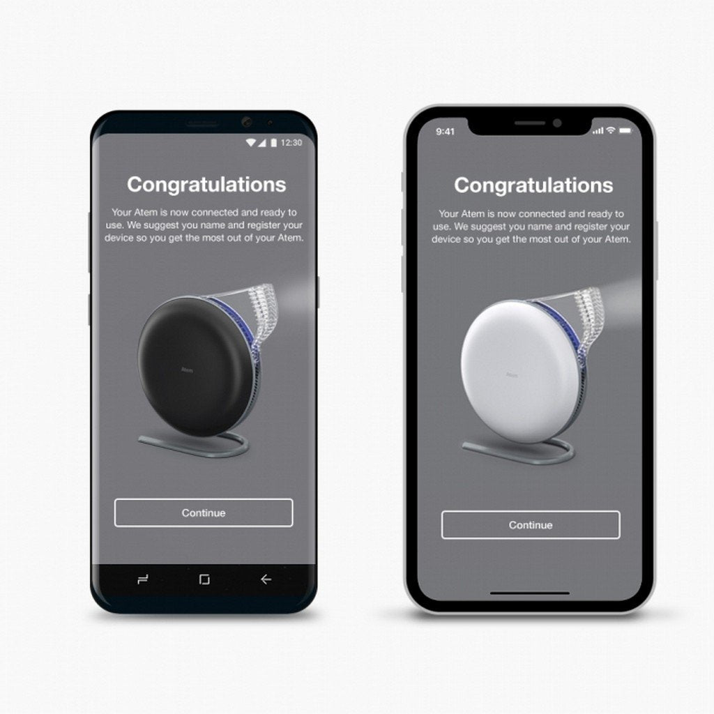 IQAir Atem app