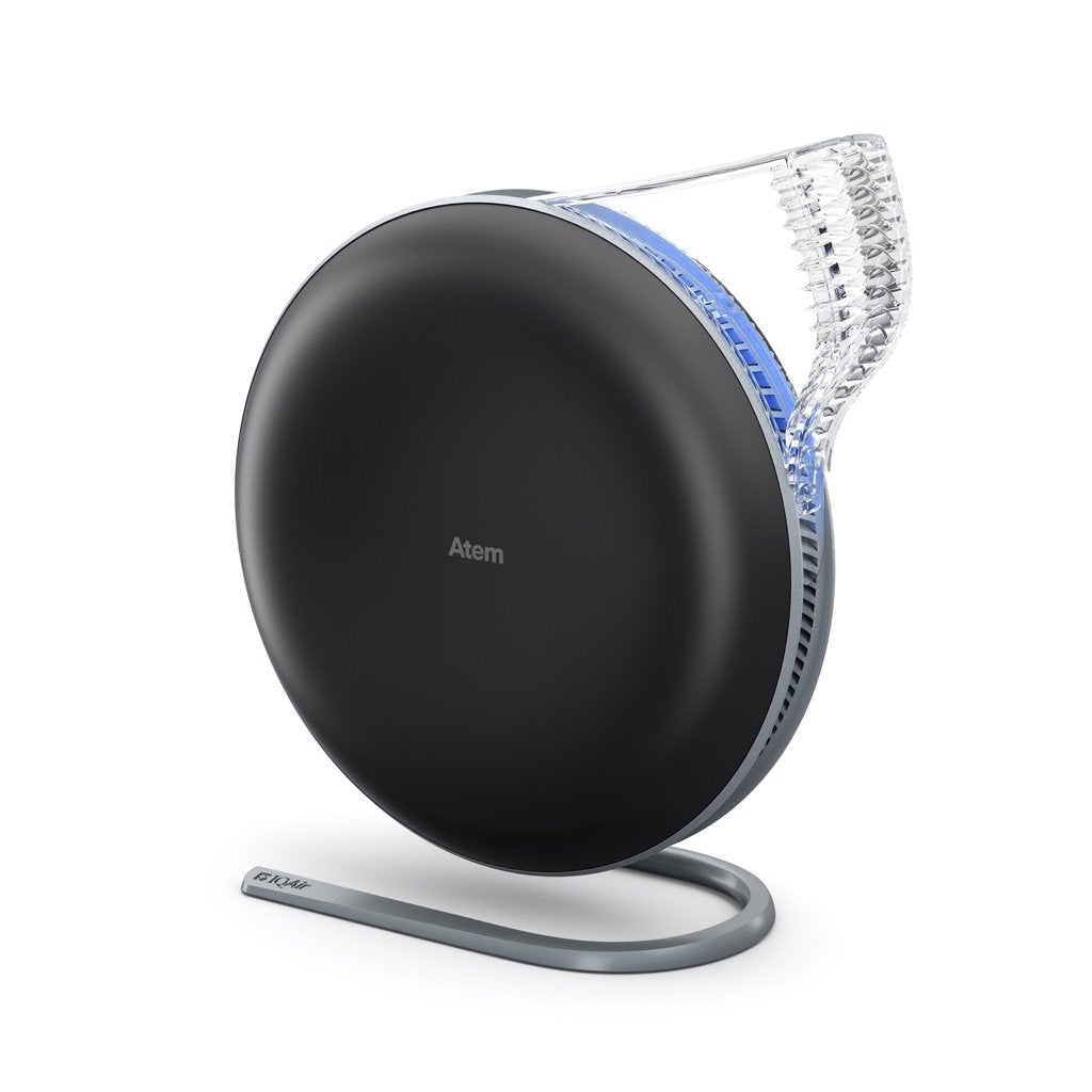 IQAir Atem Desk Black Front