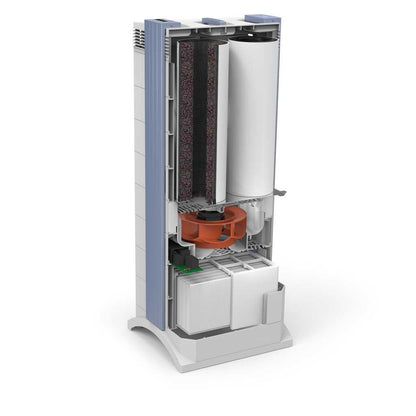 IQAir GCX ChemiSorber Air Purifier Half-Cut