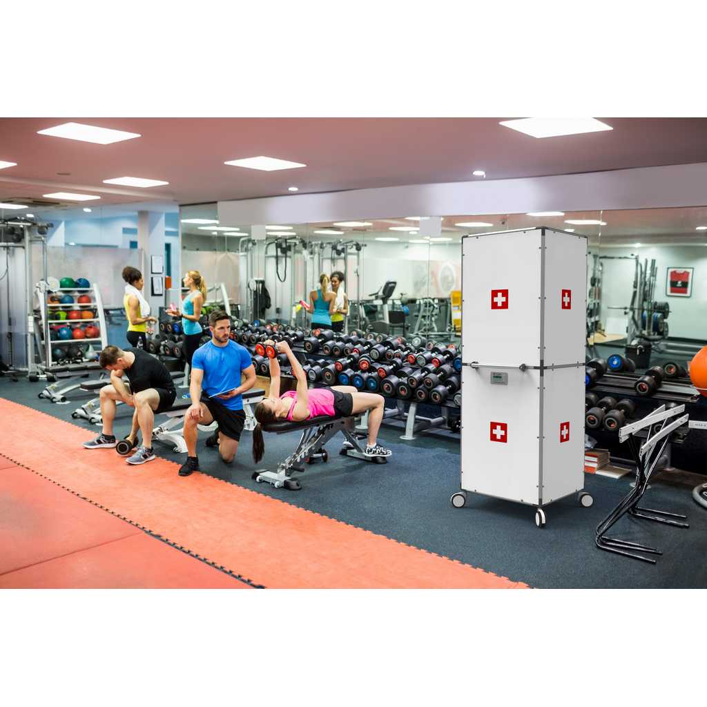IQAir CleanZone 5100 Fitness center