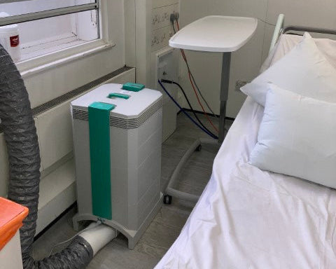 Over-pressure air filtration